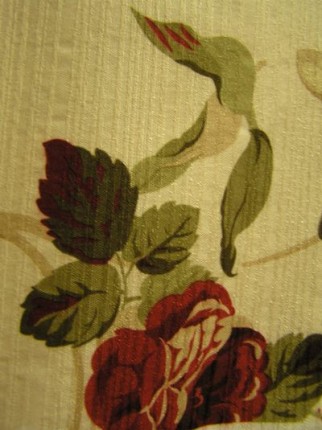 Curtains fabrics with flower design - Gobelin fabrics