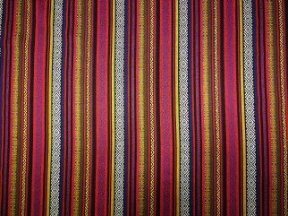Fabric with strips for folk costume - fabrics shop Pluss Audums